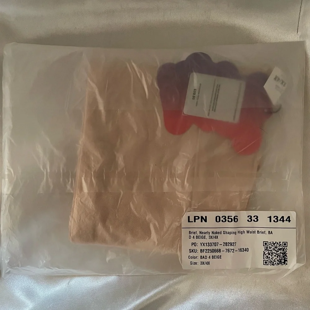 NWT YITTY Nearly Naked Shaping High Waist Brief in Bad 4 Beige Plus Sz 3x/4x - Picture 5 of 6